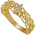 Pure 18K Jinrege Light Luxury Wide Version Fashion Ring – Timeless