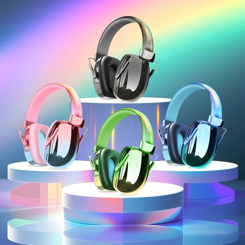 Fashionable Electroplated Earmuffs Kids Hearing protector Anti-noise