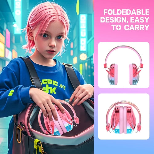 Fashionable Electroplated Earmuffs Kids Hearing protector Anti-noise