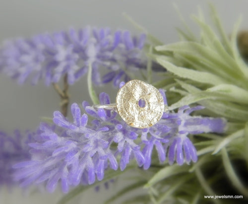 Silver Twig and Leaf Ring: Handmade Nature Jewelry (Adjustable Sizes)