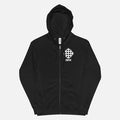 Norvine Baphomet Crosses Zipped Hoodie