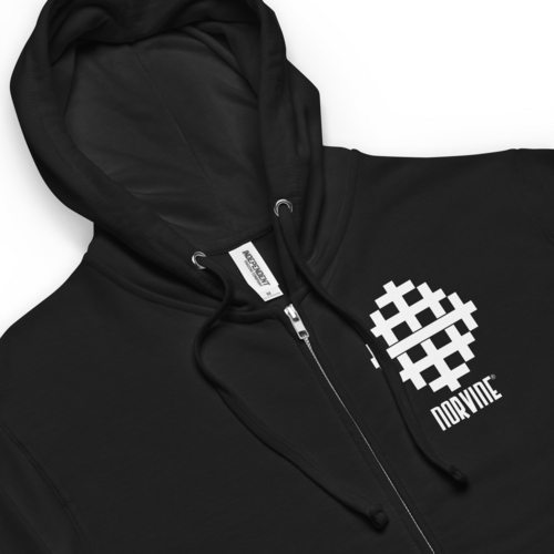 Norvine Baphomet Crosses Zipped Hoodie